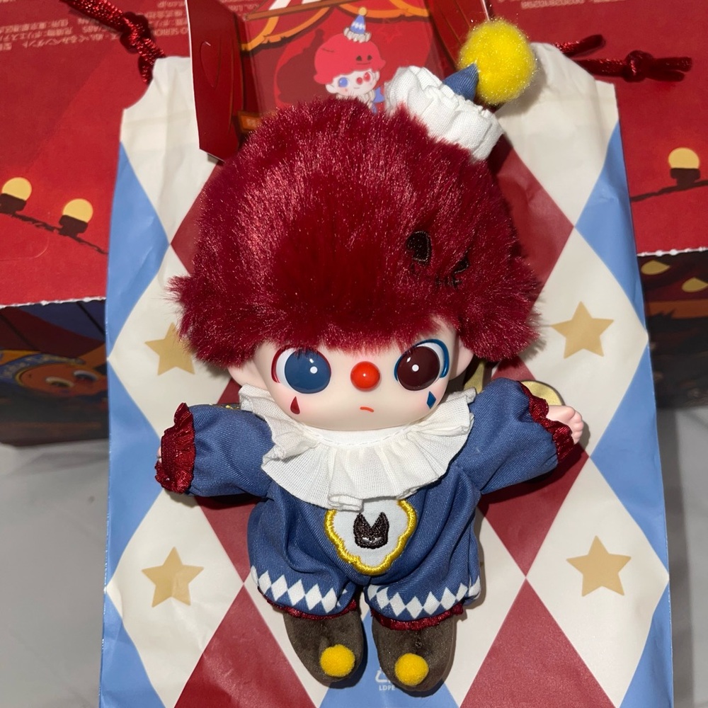 POP MART | Why So Serious plush pendant Flaming Clown 100% Authentic